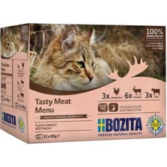 Bozita -  Feline Meat In Jelly 12x85gr  Multibox 1,02 kg (797.0445)