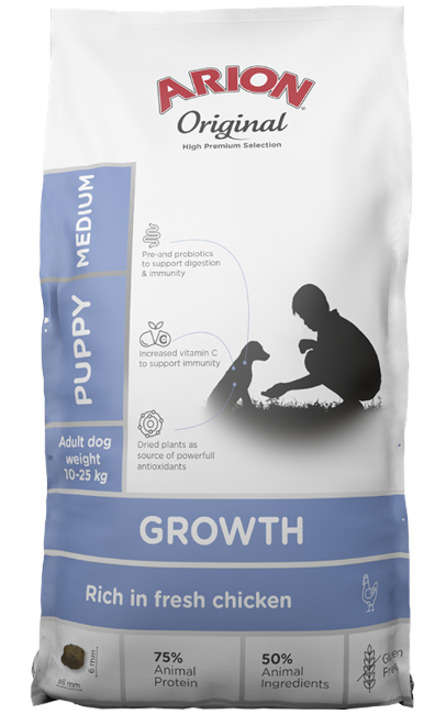 ARION - Original growth chicken medium 12 kg - (106061)