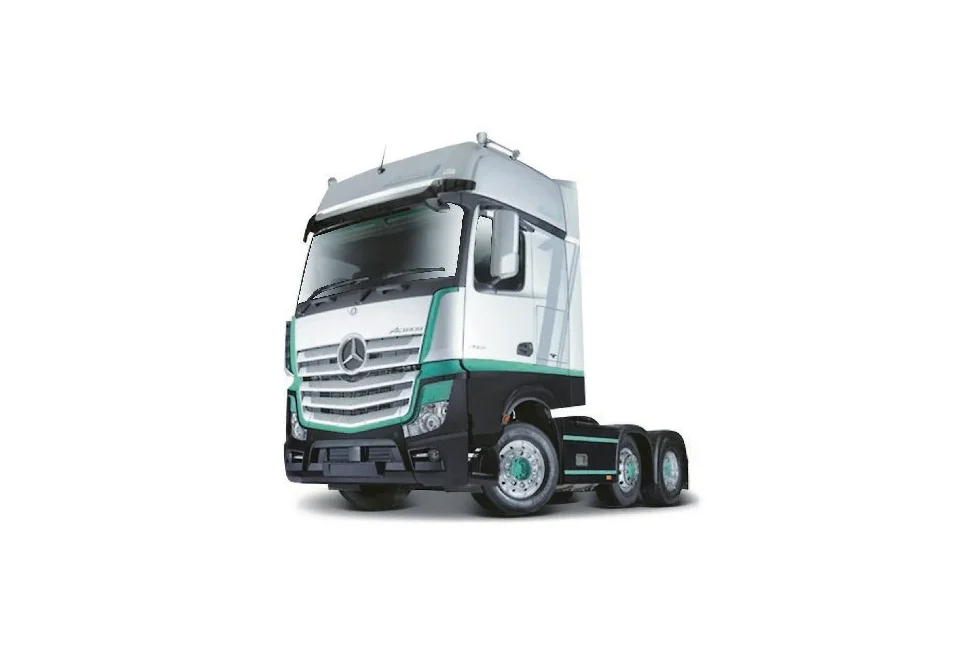 BURAGO - Haulers Custom Cabs - M-B Actros 1:43 Silver/Black (143029)