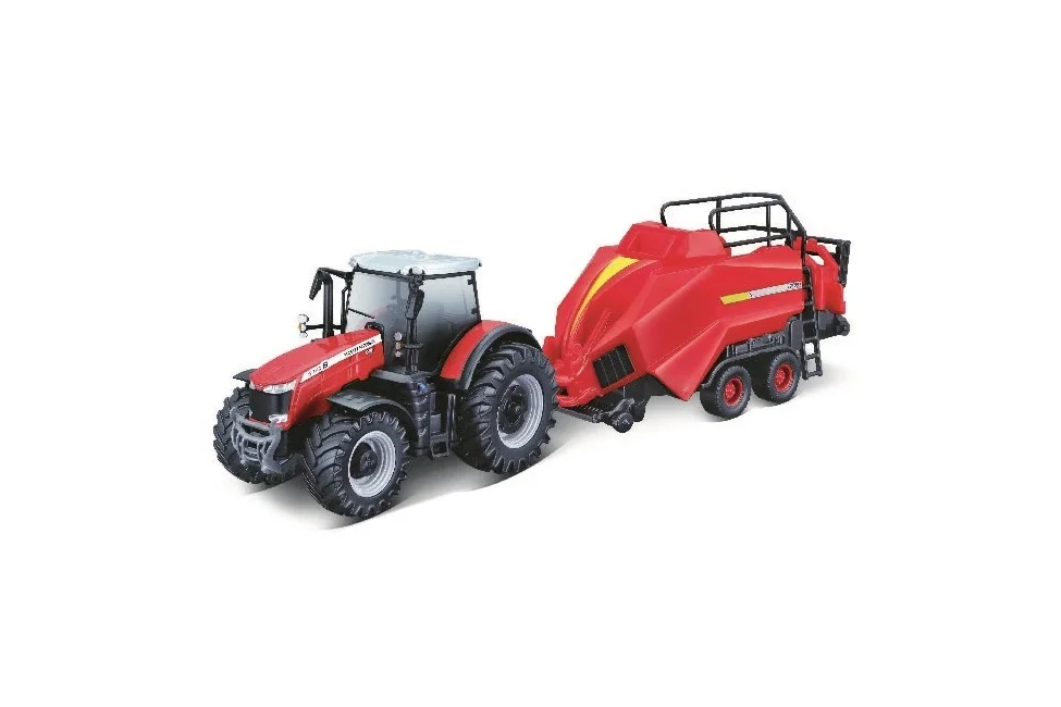 BURAGO - Massey Ferguson 8740S 10 cm with Baler Lifter (143027)