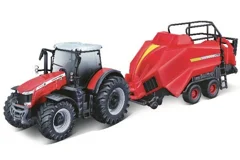 BURAGO - Massey Ferguson 8740S 10 cm with Baler Lifter (143027)