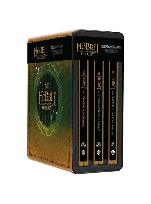 The Hobbit Trilogy LIMITED EDITION Steelbook - Theatrical & Extended Collection 4K Ultra HD