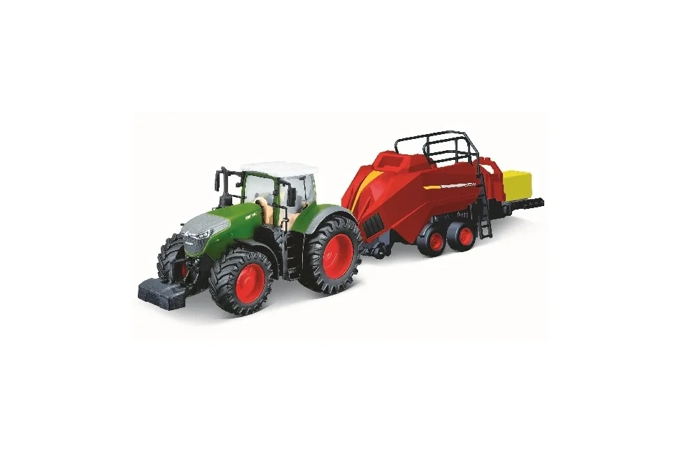 BURAGO - Tractor w/bale lifter Fendt 1050 Vario 10cm green (141505)