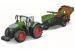 BURAGO - Tractor w/cultivator Fendt 1050 Vario 10cm green (141507) thumbnail-1