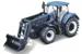 BURAGO - Tractor w/front loader N.H. T7.615 10cm blue (141504) thumbnail-1