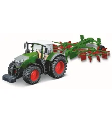 BURAGO - Tractor w/whirl rake Fendt 1050 Vario 10cm green (141506)