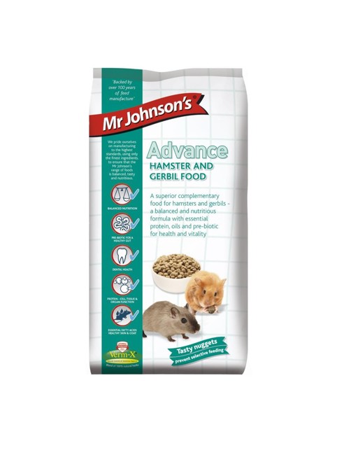 Mr.Johnson - Mr.J Advance Hamster & Gerbil 750g