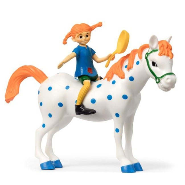 Pippi Langstrømpe - Pippi & Lilla Gubben Figurine Set (18099)