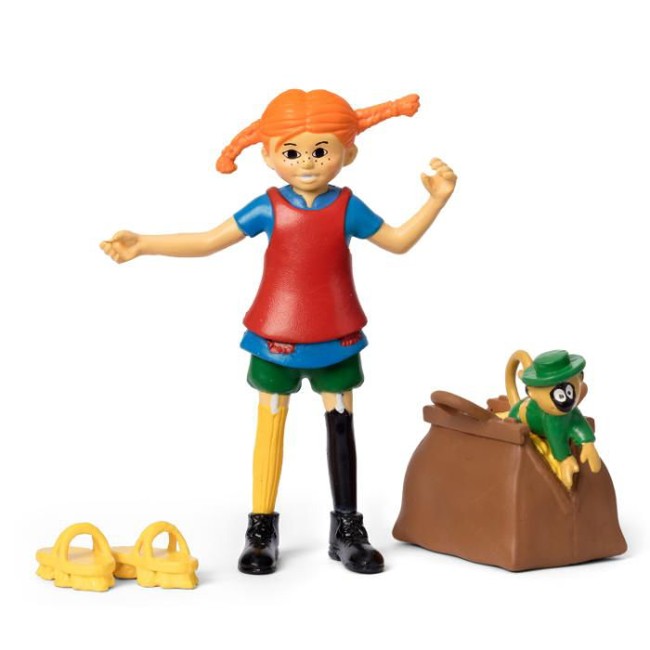 Pippi Langstrømpe - Pippi Figur Sæt