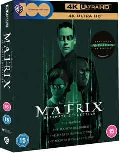 The Matrix Ultimate Collection (4 Films + Animatrix) 4K Ultra HD + Blu-Ray