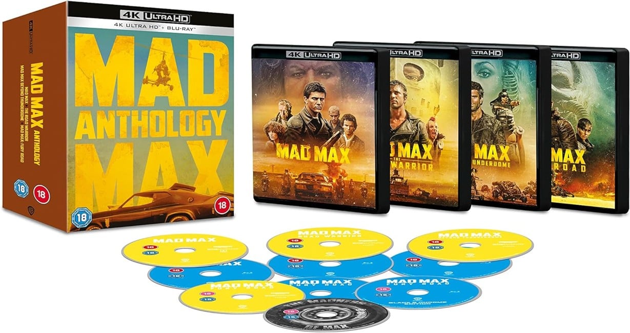 Mad Max Anthology (10-disc) (4K UHD & Blu-ray)