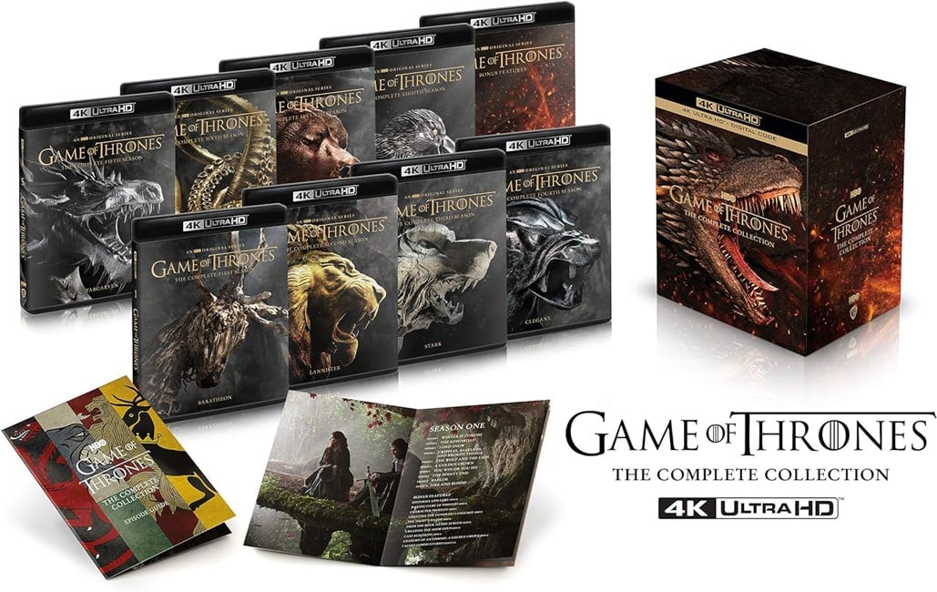 Game Of Thrones Seasons 1 to 8 Complete Collection 4K Ultra HD