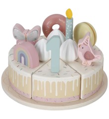 Little Dutch - Wooden birthday cake - pink (LD8015)