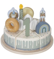 Little Dutch - Wooden birthday cake - blue (LD8016)