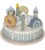 Little Dutch - Wooden birthday cake - blue (LD8016) thumbnail-1