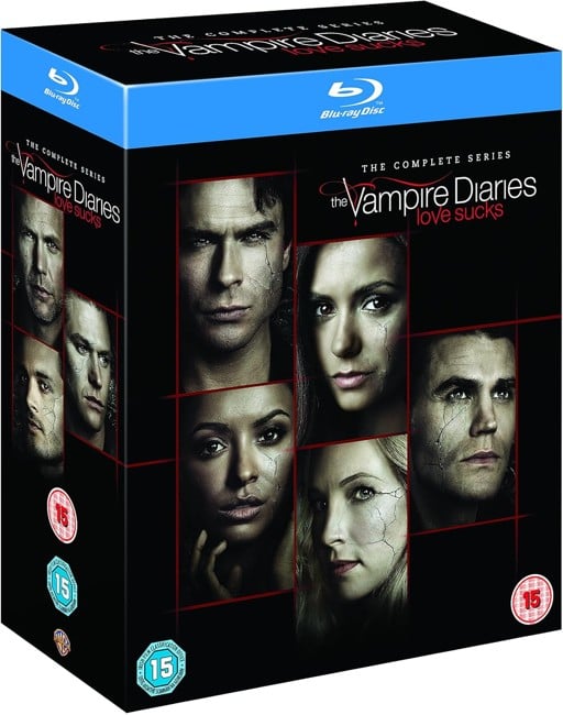 The Vampire Diaries Seasons 1 to 8 - The Complete Collection Blu-Ray