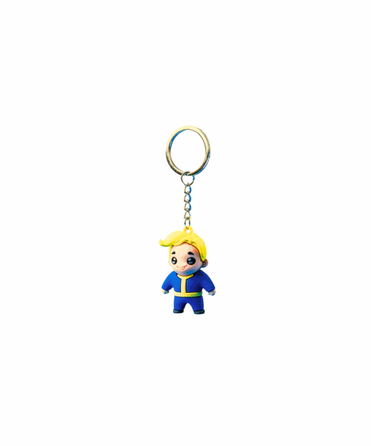 Good Loot - Fallout Vault Boy Good Loot 3D Keychain