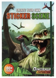 Dinosaur Expedition - Dino stickerbook A4 (130001)