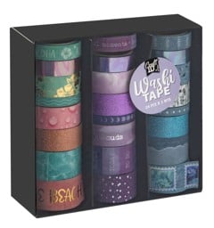 Craft ID - Washi tape 24 pcs Assorted (CR3010)