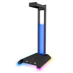 Speedlink - EXCELLO NX RGB Headset Stand, USB 2.0 Hub, sort