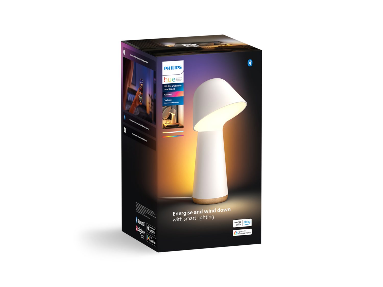 Philips Hue - Twilight Nattbordslampe EU/UK - Hvit