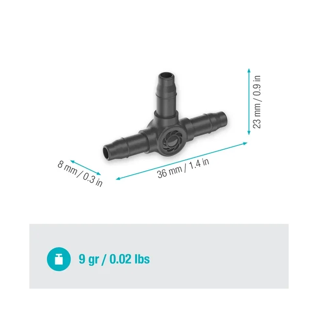 Gardena T-Joint 4.6 mm (3/16"