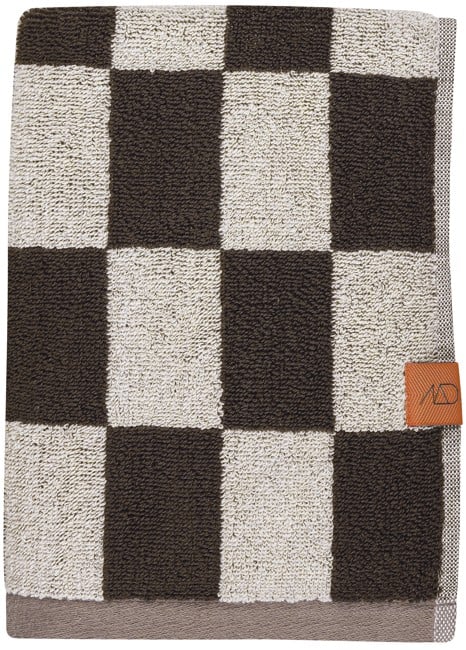 Mette Ditmer - RETRO guest towel - Chocolate - 2-pack