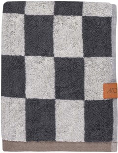 Mette Ditmer - RETRO towel - Dark grey