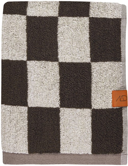 Mette Ditmer - RETRO towel - Chocolate, 50x90 cm