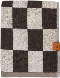 Mette Ditmer - RETRO towel - Chocolate, 50x90 cm