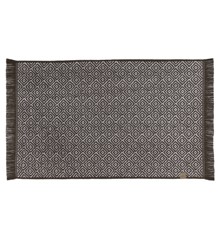 Mette Ditmer - MOROCCO bath mat - Chocolate / Off-white