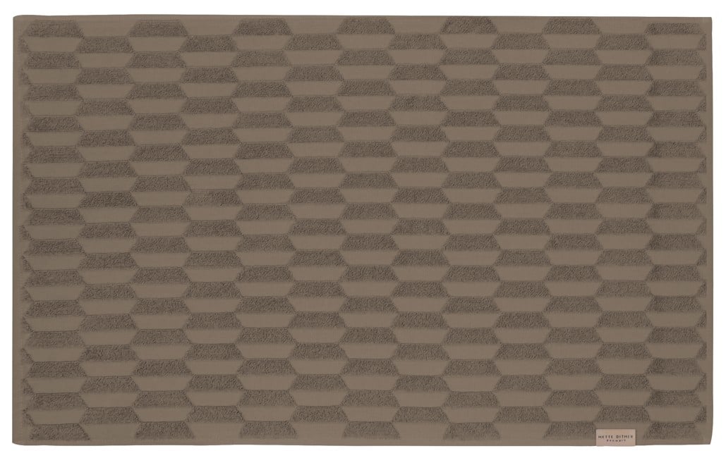 Mette Ditmer - GEO bath mat - Nougat