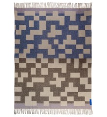 Mette Ditmer - MAZE plaid - Chocolate