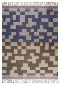 Mette Ditmer - MAZE throw - Chocolate