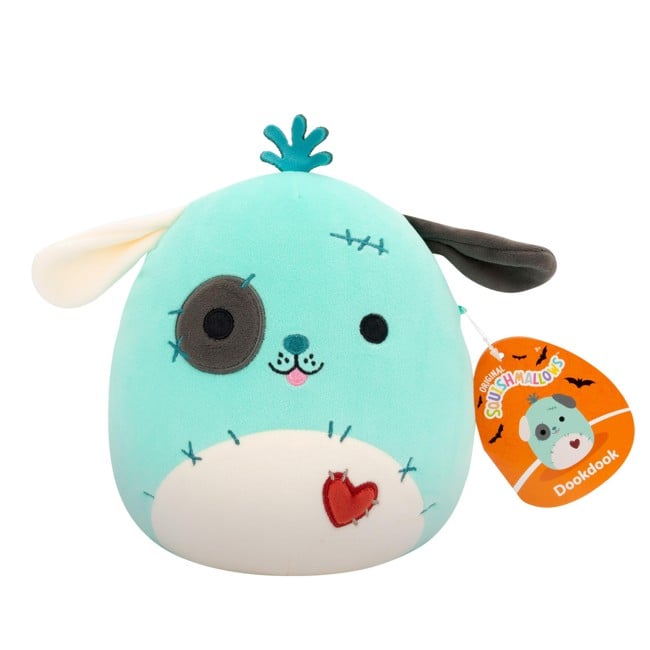 Squishmallows - 19 cm Halloween Plush - Dookdook Patchwork Dog