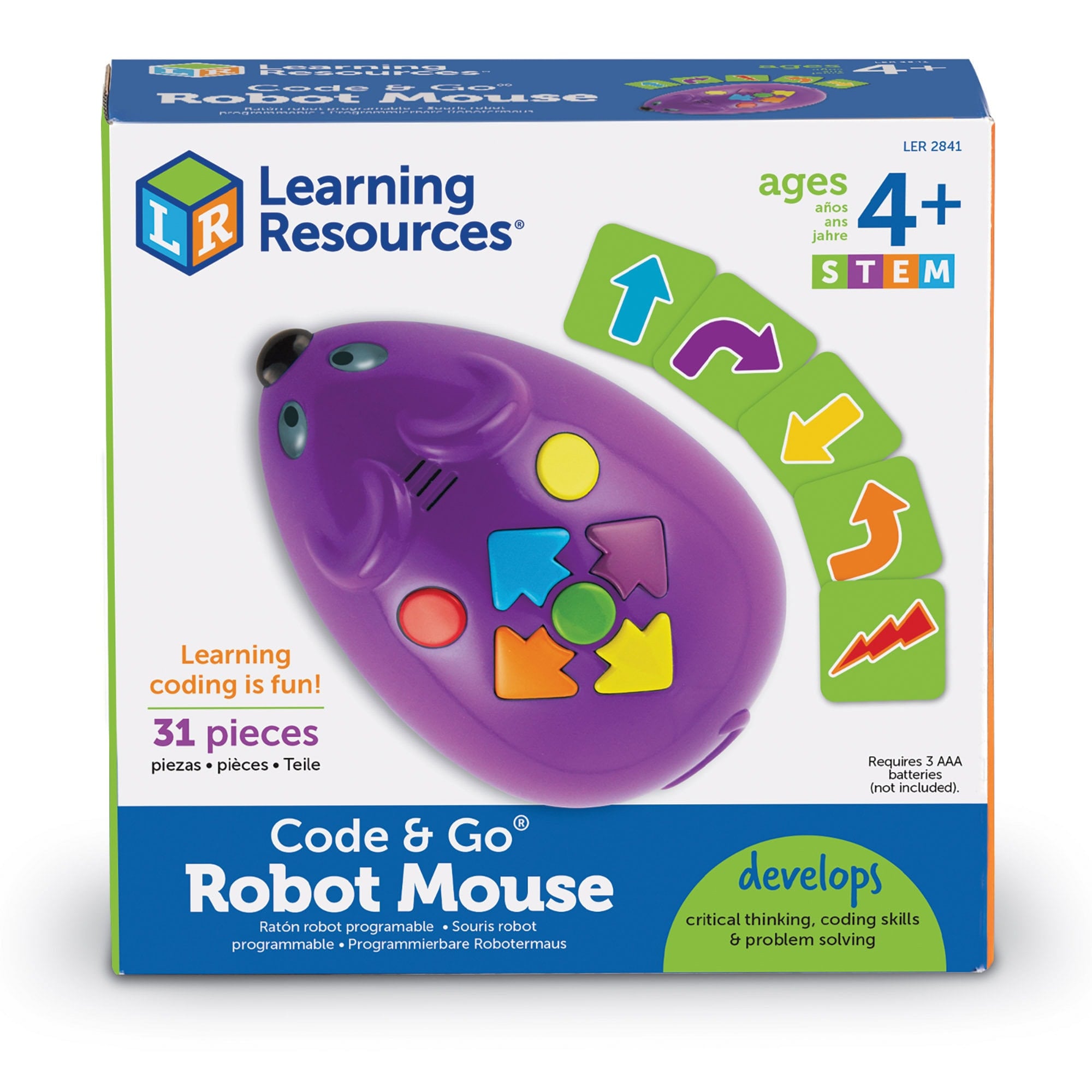 Learning Resources - Code & Go® Programmerbar robotmus - (LSP2841-SCA)