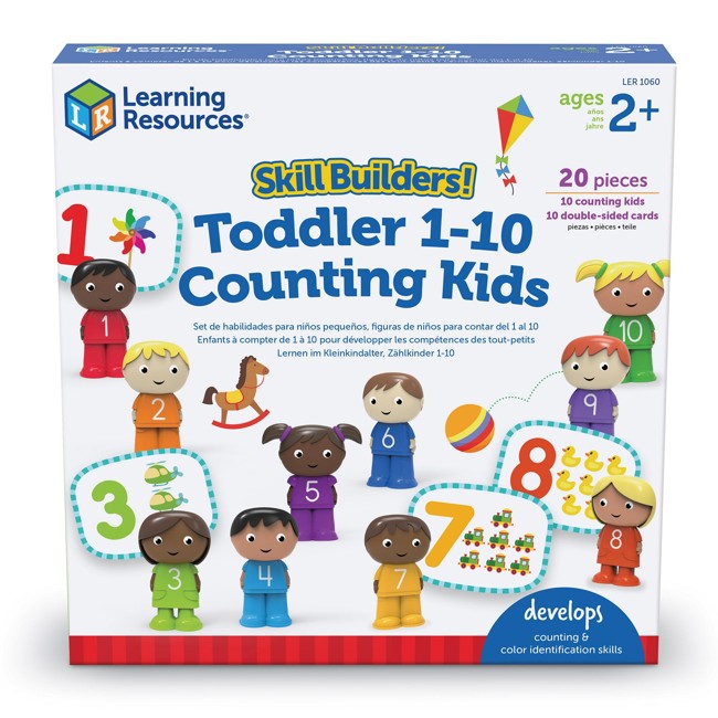 Learning Resources - Skill Builders! Lernen im Kleinkindalter, Zählkinder 1-10 - (LSP1060-SCA)