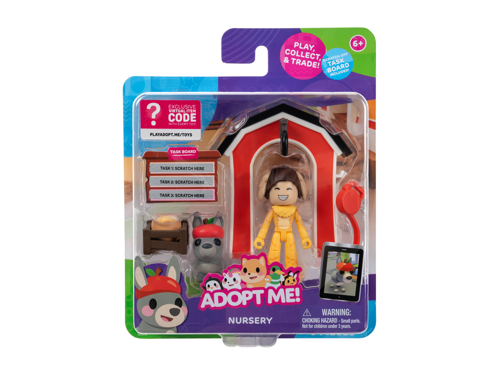 Adopt Me! Baby Shop Friends Pack – Spielset Mit Kinderwagen, Rassel & Exklusivem Code Für Online-Spiel