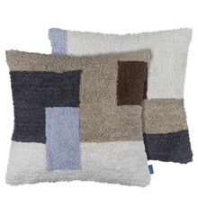 Mette Ditmer - BRICK tufted cushion cover - Dark grey