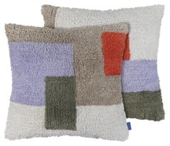 Mette Ditmer - BRICK tufted cushion cover 50x50cm - Dark Olive