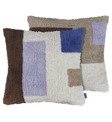 Mette Ditmer - BRICK tufted cushion cover - Chocolate