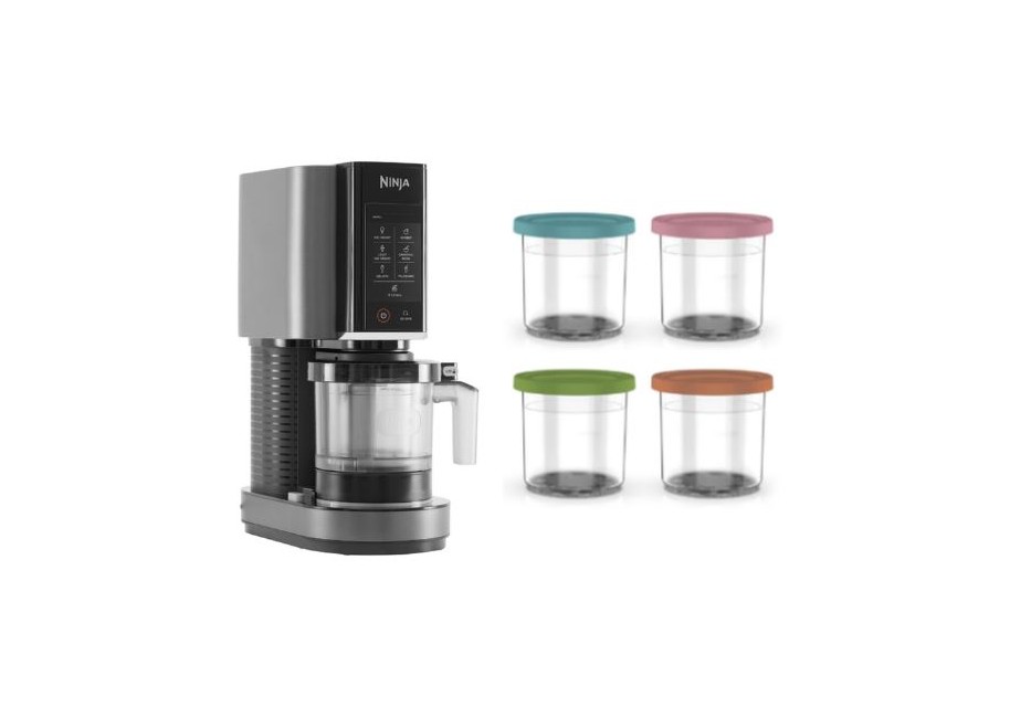 Ninja - Creami Ice Cream Maker NC300EU med 4 extra glassbehållare