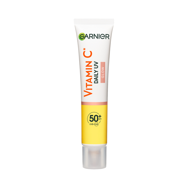 Garnier - SkinActive Vitamin C Sheer Glow UV Fluid for Dull Skin 40 ml - Sonnencreme