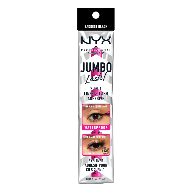 NYX Professional Makeup - Jumbo 2-In-1 Liner & Adhesive - Black