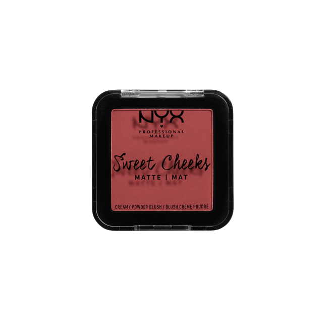 NYX Professional Makeup - Sweet Cheeks Creamy Powder Blush Matte - Citrine Rose