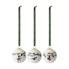 Kähler - Hammershøi Christmas baubles 3 pc