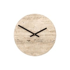 House Doctor - Clock, HDLoko - Beige - 1 AA battery - d: 3 cm, dia: 25 cm