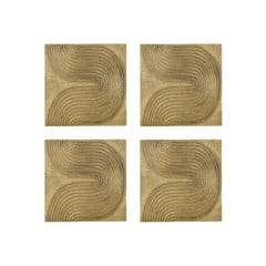 House Doctor - Wall art - Antik guld finish - l: 20 cm, h: 20 cm, d: 1.5 cm