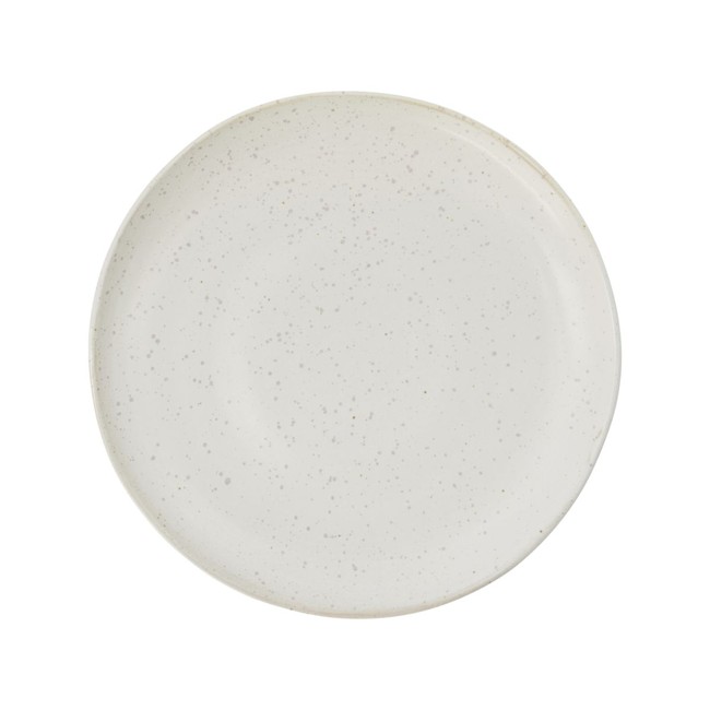 House Doctor - Lunch plate, HDPion - Grey/White - h: 3 cm, dia: 21.5 cm