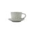 House Doctor - Cup w. saucer, HDPion - Grey/White - h: 6.5 cm, dia: 7 cm, dia: 13 cm thumbnail-1